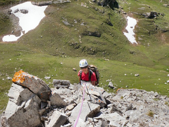 Aiguille de la Vanoise (33).jpg - Quelques nvs subsistent